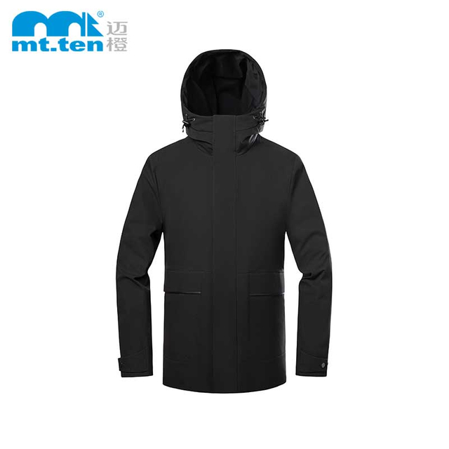 mt.ten 迈橙户外 秋冬新款 连帽商务羽绒服/男 912397