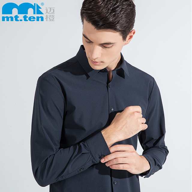 mt.ten 迈橙户外 商务长袖衬衣 912235